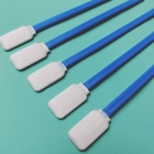 714 Lint Free Flat Square Dacron Cleaning Stick Car Cleaning Polyester Swab For Cleanroom