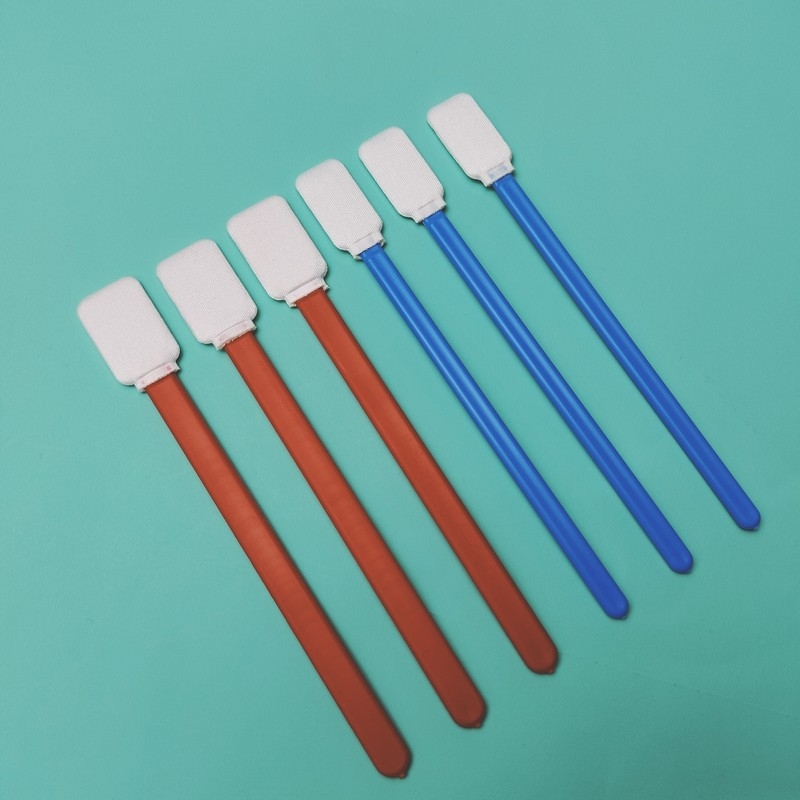 714 Lint Free Flat Square Dacron Cleaning Stick Car Cleaning Polyester Swab For Cleanroom