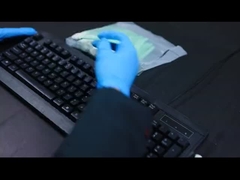 مسحة رأس إسفنجية سوداء مستديرة خالية من النسالة لتنظيف السيارة