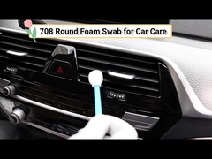 708 غسول رغوة مقبض طويل غسول رغوة مستديرة لتنظيف الدقة