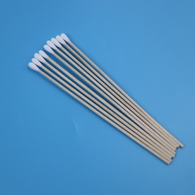 6 "عصا خشبية طويلة أعواد قطنية Qtips صديقة للبيئة