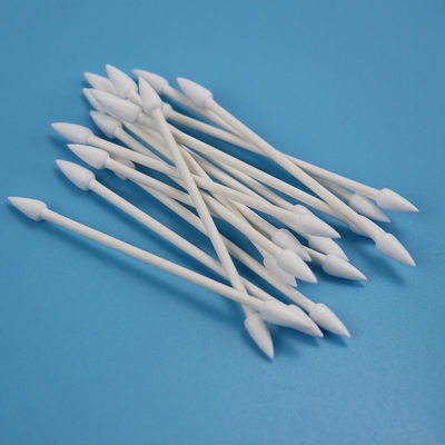 صديقة للبيئة ورقة عصا مزدوجة رؤساء مدببة Qtips أعواد قطنية لغرفة الأبحاث CA-003