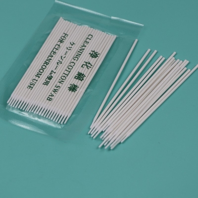 قابلة للتحلل البيولوجي 1 ملم Qtips الميكرو نقطة نظافة الألياف الضوئية قطن Bud Swab