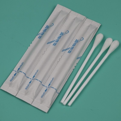 مقبض بلاستيكي مبلل مسبق Qtips الطبي قطن بود Swab مطبق مع الكحول
