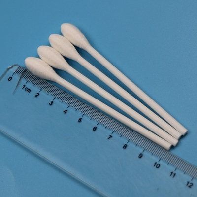 عود PP ذات 10 سم ذات رأس مستدير كبير Qtips Medical Cotton Bud Swab Applicator