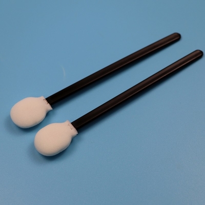 708 Lint Free Black Handle Circular Sponge Stick Cleanroom Swab Car Care Lollipop Foam Swab (تصفيحات الغسيل للسيارات)