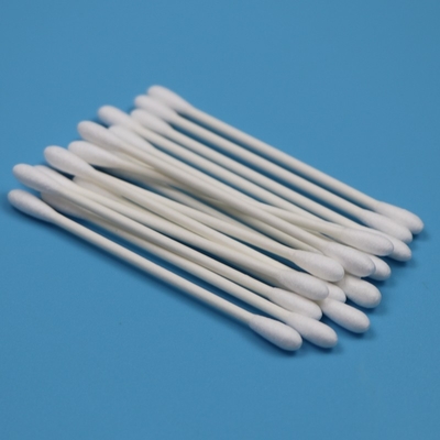 CA-002 الصديقة للبيئة Qtips مزدوجة النهاية التنظيف الصناعي قطن الكبد غرف نظيفة قطن سواب