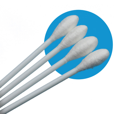 10 سم PP عصا رأس كبير مستدير قطن قشرة طبية Qtips مطبخ قطن