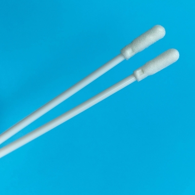 8cm PP Stick Sterile Foam Tip Swab with Tube Environmental Surface Sampling Swab for Laborary (مغسلة من الرغوة المعقمة ذات 8 سم من PP Stick) مع غسول لجمع عينات من سطح البيئة للمختبر