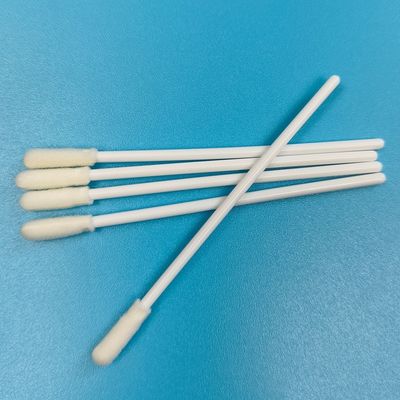 8cm PP Stick Round Foam Tip سطح العينات مسح التحكم البيئي جمع العينات مسح للأغذية