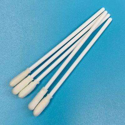 8cm PP Stick Round Foam Tip سطح العينات مسح التحكم البيئي جمع العينات مسح للأغذية
