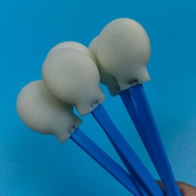28 مللي متر المتاح PP عصا كبيرة مستديرة الإسفنج تلميح مسحة Applicatr دائرية رغوة مسحة قضيب للعناية بالبشرة