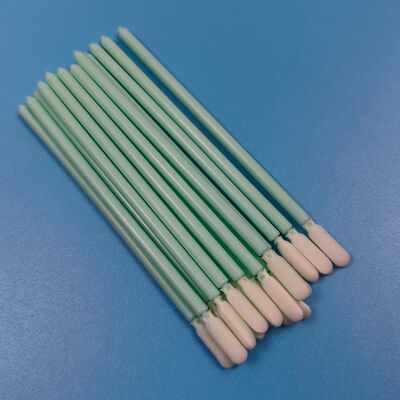 TX709 الأخضر PP عصا الدقة تنظيف الإسفنج مسحة غرف الأبحاث رغوة تلميح تفصيل مسحة تنظيف الالكترونيات مسحة