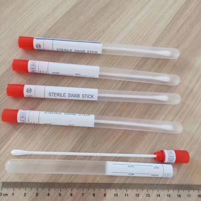 مسحة رغوة اختبار ABS Stick EO لفيروسات معقمة لجمع عينات المستشفى