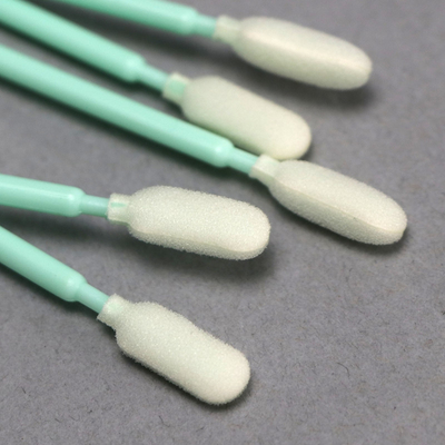 Q Tips مسحة إسفنجية مستديرة الرأس بمقبض 65 بوصة من مادة البولي بروبيلين
