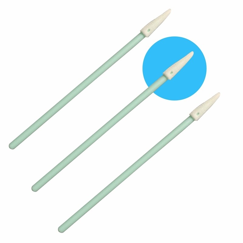 مسحات PP Stick Mini مدببة رأس حادة من الفوم لتنظيف فتحة لوحة المفاتيح