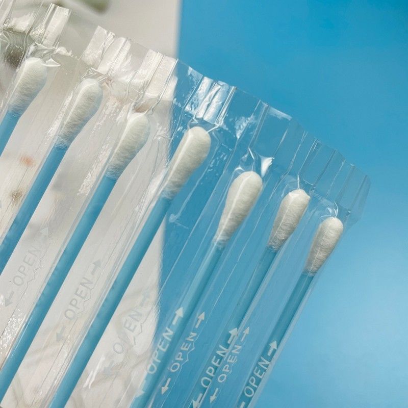 مسحات قطنية احترافية للصالونات، مغلفة بشكل فردي، برؤوس مستديرة / مدببة، لتطويل الرموش، واستخدام المنتجعات الصحية