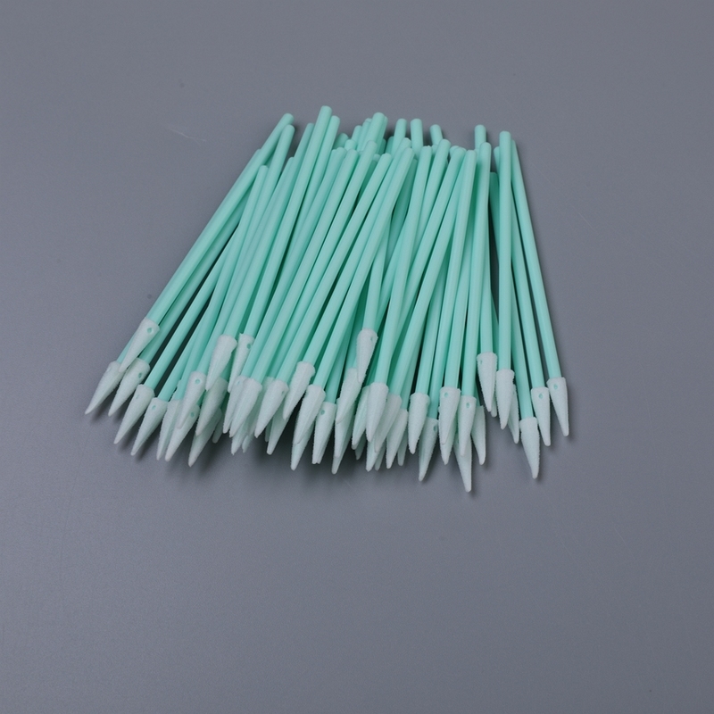 TX750 76mm Precision Sponge Swab - 3.2mm Square Point - للحافة الوعاء، بطاقة المسبار، وسائد السلكية والربط المقطوع - غرفة نظيفة