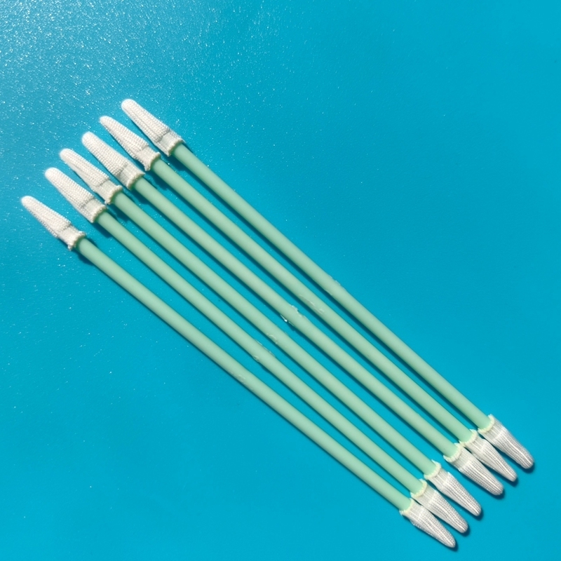 Lint Free 3.6mm Mini Pointed Detailing Swab Double Ended Sharp Precision Polyester Swab for Cleanroom