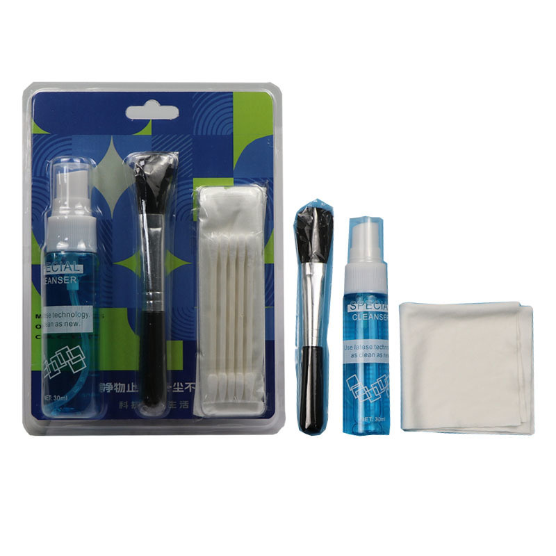 4 في 1 مناديل تنظيف محمولة من الألياف الدقيقة منظف شاشة عدسة الكمبيوتر المحمول مع محلول